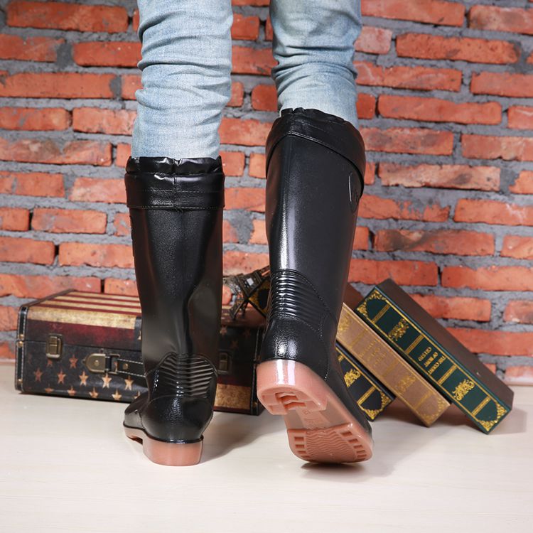 Chaussures - bottes caoutchouc homme pour hiver - semelle tendon - Ref 973909 Image 8