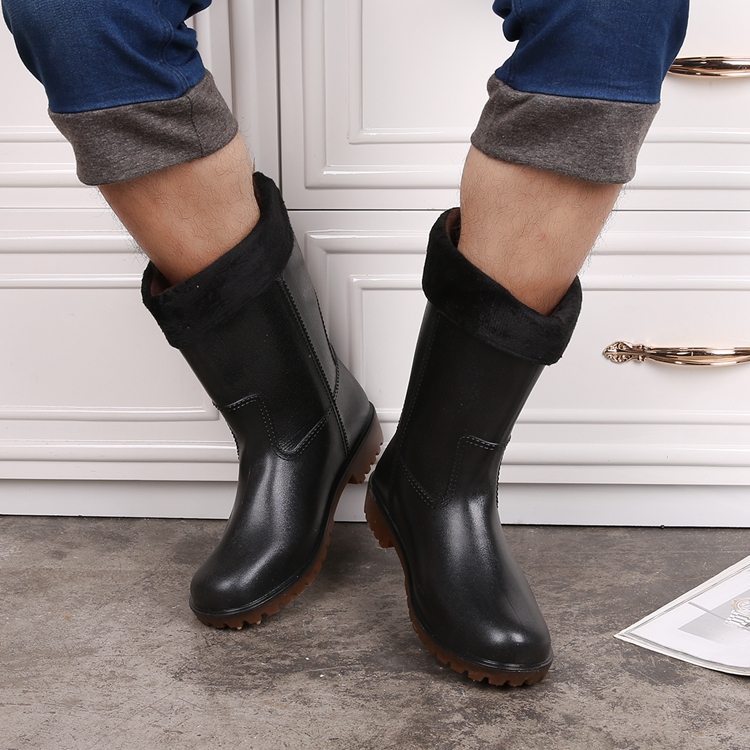 Chaussures - bottes caoutchouc homme pour hiver - semelle tendon - Ref 974087 Image 14