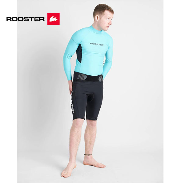 Rooster Sailing Boat Side Shorts, Sun Protection, Thickened, Wear-Resistant Padding, Protective Tight-Fitting Premium Shorts