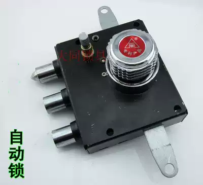 Old-fashioned security door Jiwei cross key automatic lock automatic latch body Zhongheng stone nail iron door lock large, medium and small