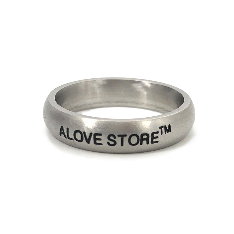 Bague mixte ALOVE STORE en Acier au titane - Ref 3089779 Image 5