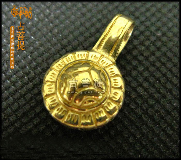 {Luojiayuan} Nepalese Tibetan handmade gold-plated pure copper rosary big day card counting bead accessories count