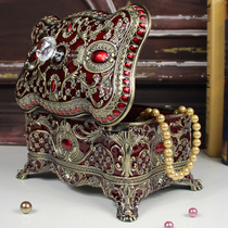 Russian jewelry box Princess European jewelry box storage box vintage multifunctional multi-layer large jewelry box