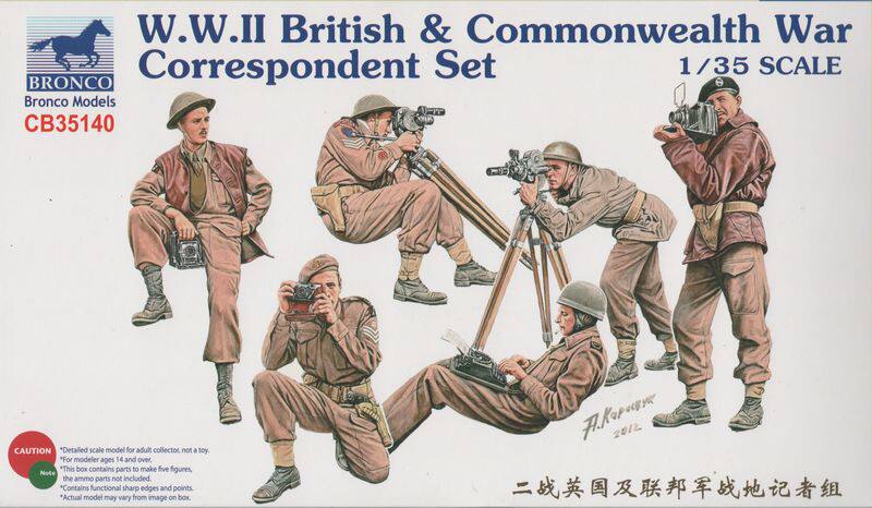 Weijun Model CB35140 1 35 Ying WWII Federal Army Field Journalist Group
