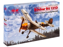 ICM assembly model 32030 1 32 German WWII Bucker Bu 131D trainer aircraft