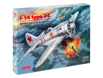 ICM model 48097 1 48 SuWWII I-16 TYPE 24 Batch of fighter jets
