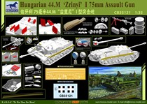 Wei Jun Model CB35121 1 35 Hungarian World War II Slini type 75mm assault gun