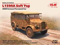 ICM model 35529 1 35 German World War II L1500A(Kfz 70) medium Jeep with shed version