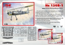 ICM model 48212 1 48 German World War II Hs126B-1 reconnaissance aircraft