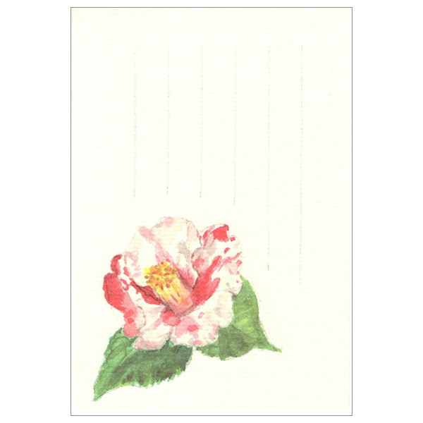 (Summer and Autumn Winter Spring) Japanese Watercolor Painting Season and Paper Postcard Winter Chun 1