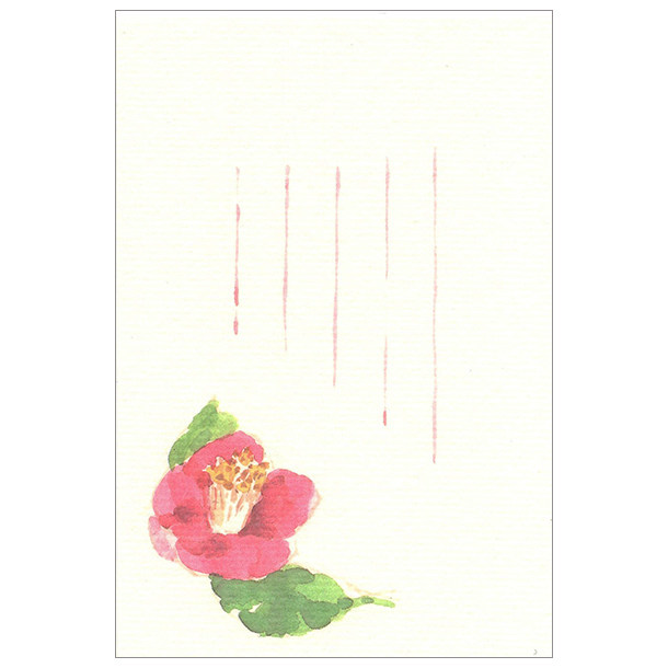 (Summer and Autumn Winter Spring) Japanese Watercolor Painting Season and Paper Postcard Winter Chun 1