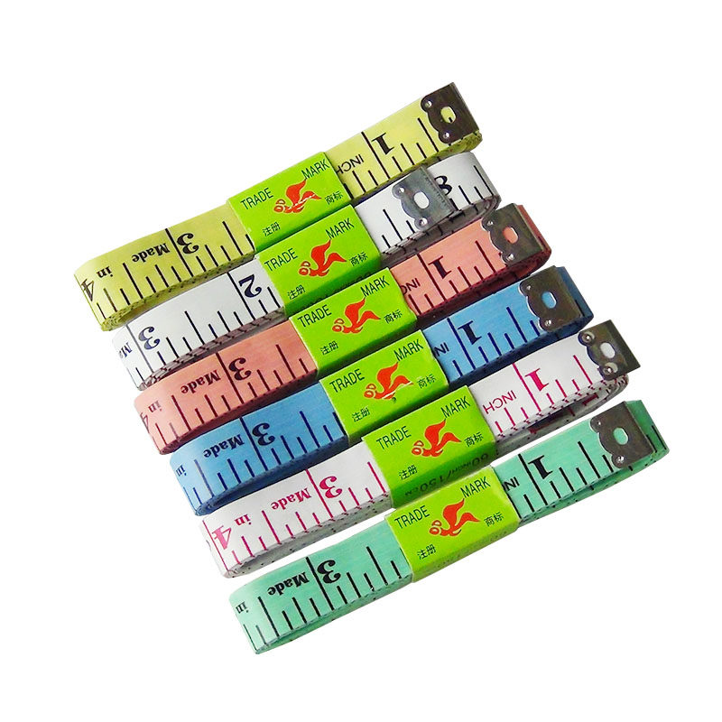 Inch Cm Soft Ruler Leather Ruler Tailor Leather Gauge Leather Scale Body Soft Ruler Leather Ruler 6 Colors Shipping Color Random