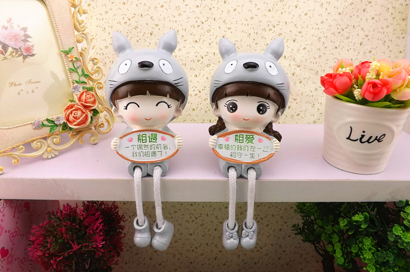 Rượu vang phòng tủ phòng ngủ phòng khách trẻ em trang trí phòng trang trí sáng tạo treo nhà búp bê đồ trang trí nhỏ đồ trang trí dcor giá rẻ