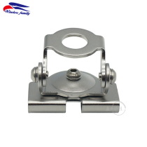 Taiwan Old Eagle BT-80 Cabin Bike Carrier Walkie-talkie small clip edge stainless steel rear suitcase trunk Trunk Snap