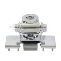 Domestic RB400 on-board radio station antenna seat universal clamping edge trunk edge silver edge silver