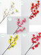 Artificial Peach Blossom Branches, Fake Wintersweet Branches, Fake Cherry Blossom Plastic Flowers, Dried Flowers for Floor Arrangement, Living Room Decorations, Indoor Decoration