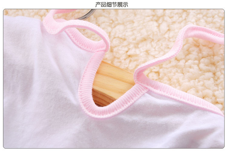 Quần áo trẻ em bán buôn nhà máy trực tiếp mùa hè trẻ em ăn mặc cô gái bé vest váy cotton 0-3 tuổi mồ hôi