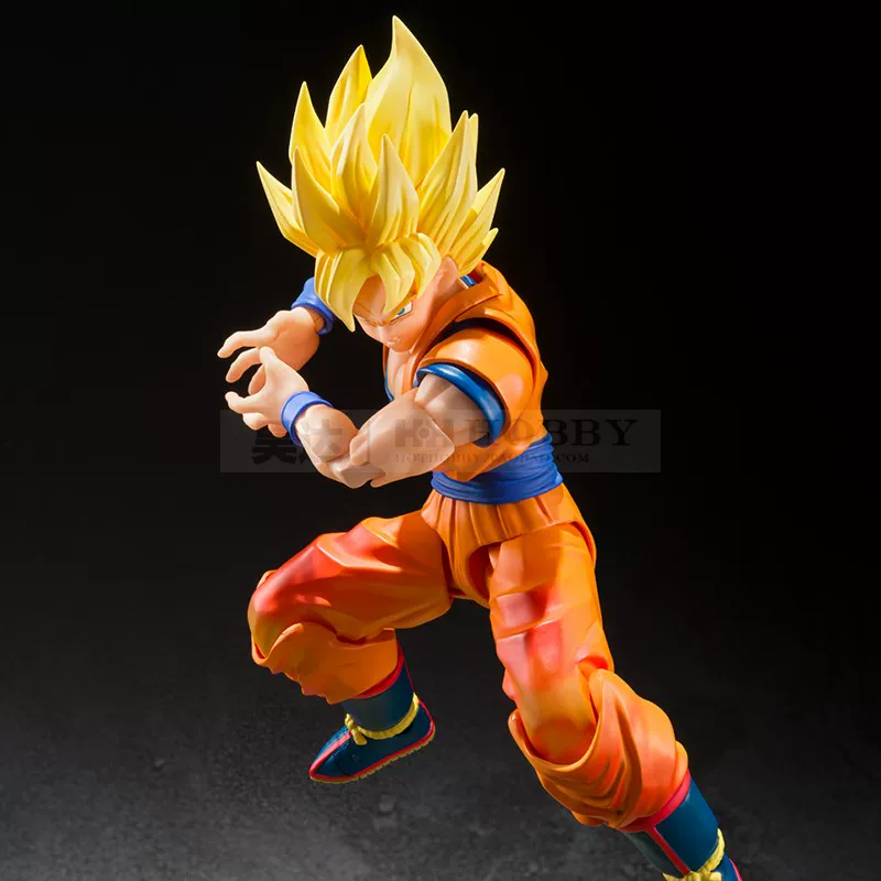 Пластиковая фигура BANDAI Bandai SHF Сон Гоку 3.0 Пролог к Решительному бою Dragon Ball Z Ререлиз