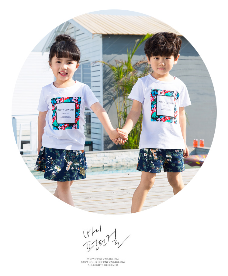 Cha mẹ và con mặc 2018 mới bông t- shirt gia đình ba mùa hè kích thước lớn gia đình mặc mẹ và con trai cha và con gái vài phù hợp với áo đồng phục gia đình