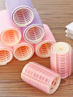 Air bangs curling tube correction banghai fluffy curling iron double-layer clip self-dip internal buckle roll bangs fixed artifact