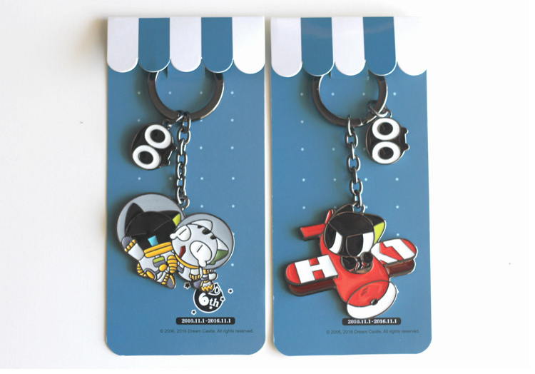 Luo Xiaohezhe chính thức chính hãng anime ngoại vi keychain hợp kim mặt dây chuyền hơn bị mất Agen Laojun dễ thương phim hoạt hình những sticker cute