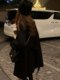 2025 spring and autumn new high-end Hepburn style small short red wool woolen coat for women