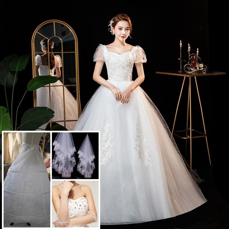  XXL+182 1 and 3 sets of wedding dresses together   + $3.14 