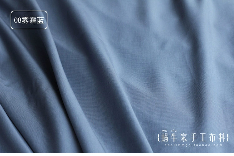 [Ốc nhà vải thủ công] nước cotton lụa mềm mịn chống nhăn áo đầm Hanfu - Vải vải tự làm cotton 2 chiều