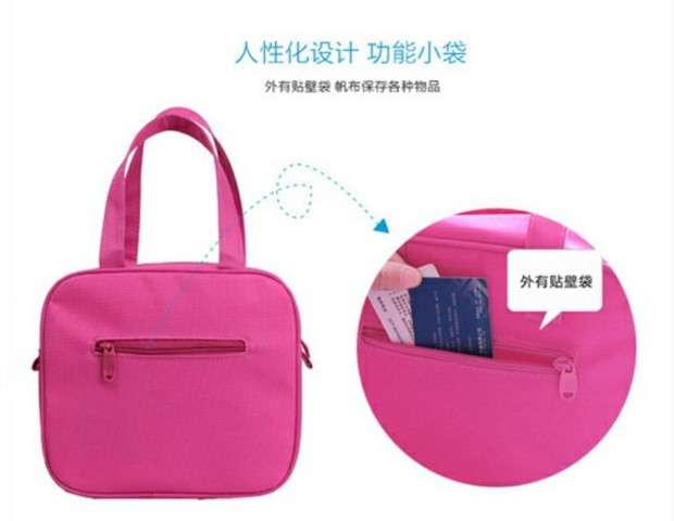 [] không thấm nước xách tay cách nhiệt túi ăn trưa hộp ăn trưa trường tiểu học túi ăn trưa lớn vải với túi gạo - Hộp cơm điện sưởi ấm hộp đựng cơm văn phòng lock and lock