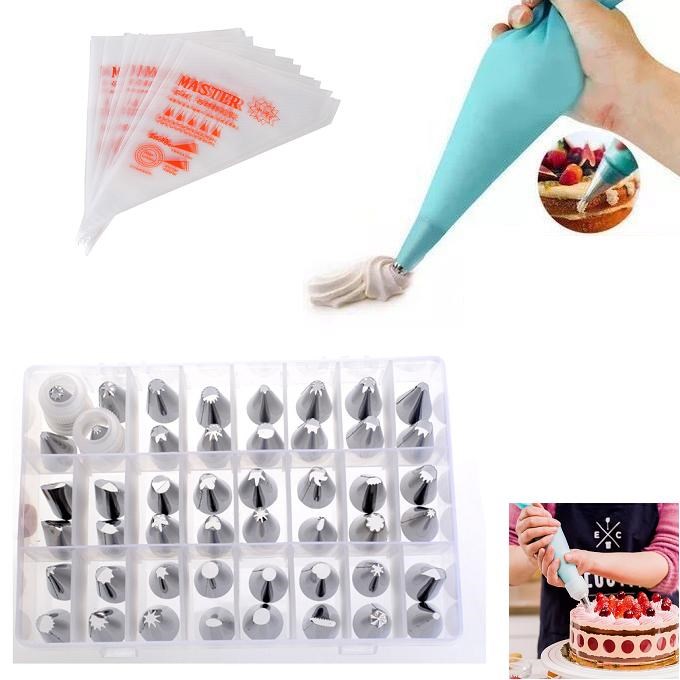 Baking Framed Flower Tool Suit A Disposable Framed Flower Bag Framed Flower Mouth Cookie Cream Cake Squeeze a Blossom Bag of Follicle Cream