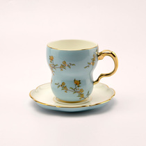 Yongfeng Source Madame porcelain 280ml2 head with disc mark cup tea cup office cup Coffee cup Milk Cup Gift Box