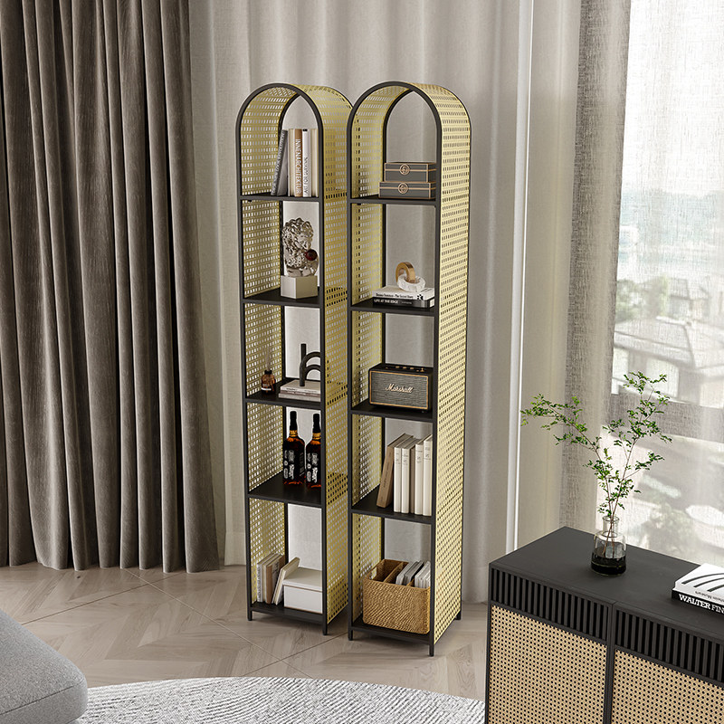 Light Extravagant Sofa Edge Multilayer Iron Art Shelf Simple Wall Corner Landing Bookshelves Nordic Living Room Leaning Against Wall Containing shelf