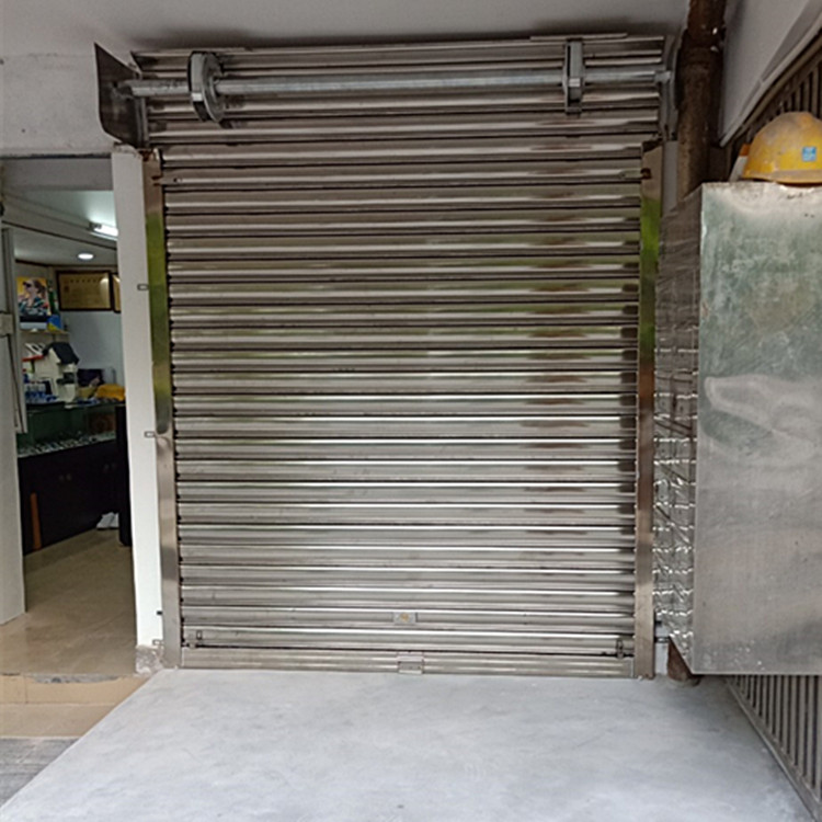 Galvanized stainless steel color steel manual rolling gate electric rolling shutter shop door aluminum alloy garage door