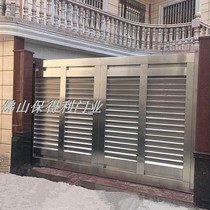 Stainless steel sliding door Garden door Enterprise Factory door Sliding door Garage door Garden door Aluminum alloy door