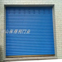 Color plate roll gate Ordinary roll gate Manual roll gate Garage door custom crystal roll gate