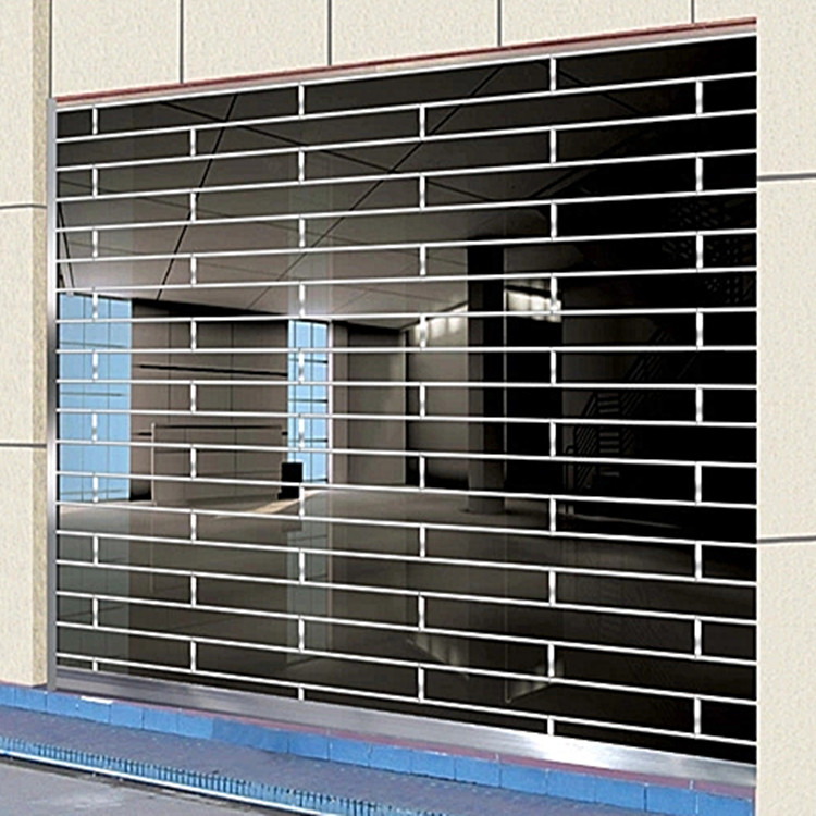 Through Flower Roll Curtain Door Electric Roll Curtain Door Shop Door Balcony Door Bookings Made Crystal Strobe Rolls Gate Industry