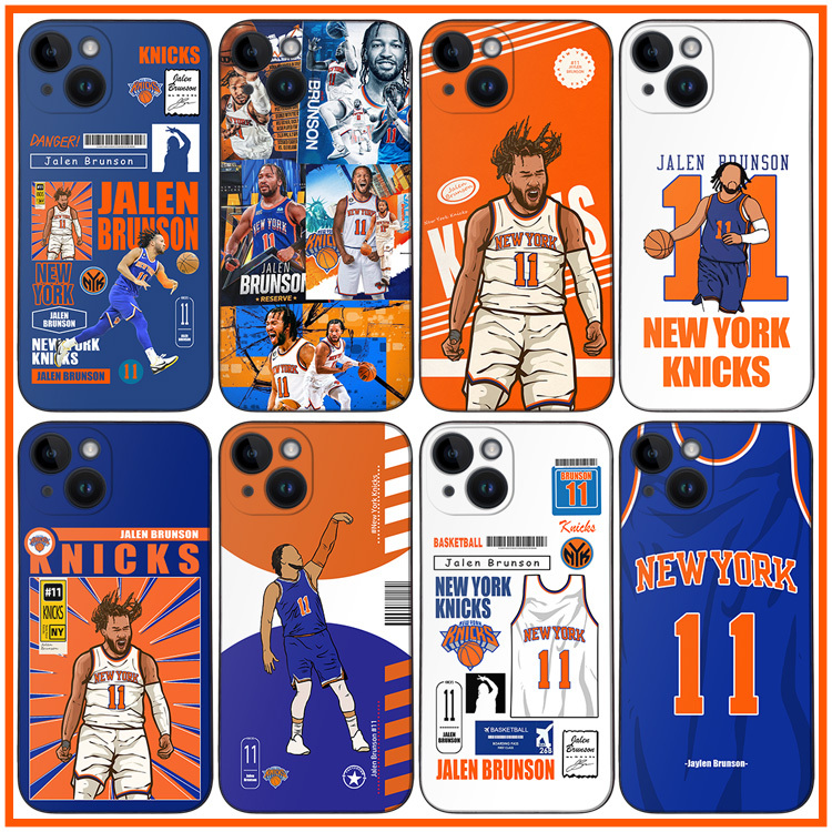 Jalen Brunson 16Promax Phone Case Ip14/15Plus New York Knicks X90 Basketball P70 Silicone Soft Case Mate60 Glory 200 K70 Full Coverage Note12 S24+ Mi14