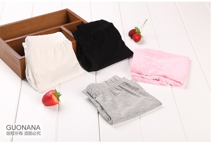 Quần short bé gái xà cạp trẻ em quần an toàn mùa hè mỏng phần chống sáng quần modal quần trẻ em lớn - Quần quần xinh cho bé 