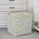 Large-capacity fabric beam mouth clothing quilt moisture-proof storage bag wardrobe finishing box children's toy storage basket