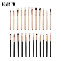 New 15 Makeup Brush Suit Rose Gold Belt Brosse With Bag Beginners Apply Bulk Powder Brush Repair Cosmetic Brush Beauty