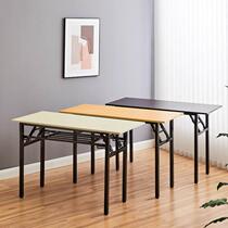New accommodation easy panel rectangular seat household folding table dining table training table rental dining table