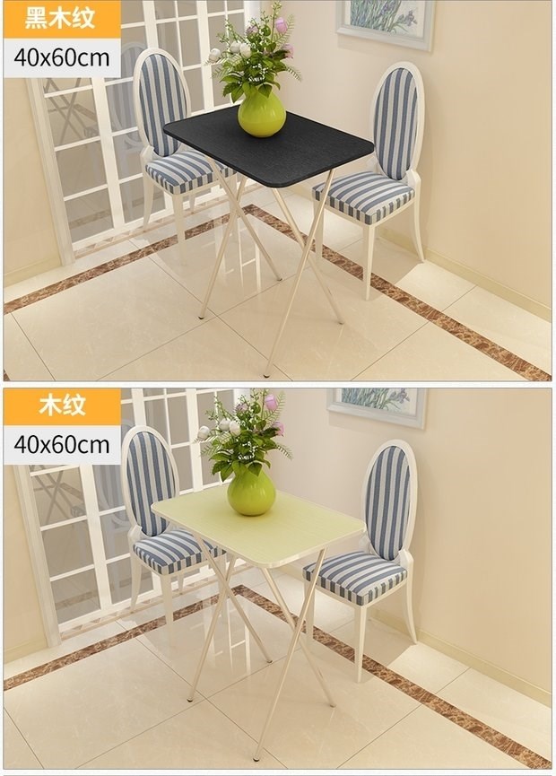 Có thể ăn nhỏ bàn dài nhà kho đơn giản để ăn gấp hình chữ nhật ngắn gấp khúc cá tính kinh tế - Bàn bàn học đơn giản