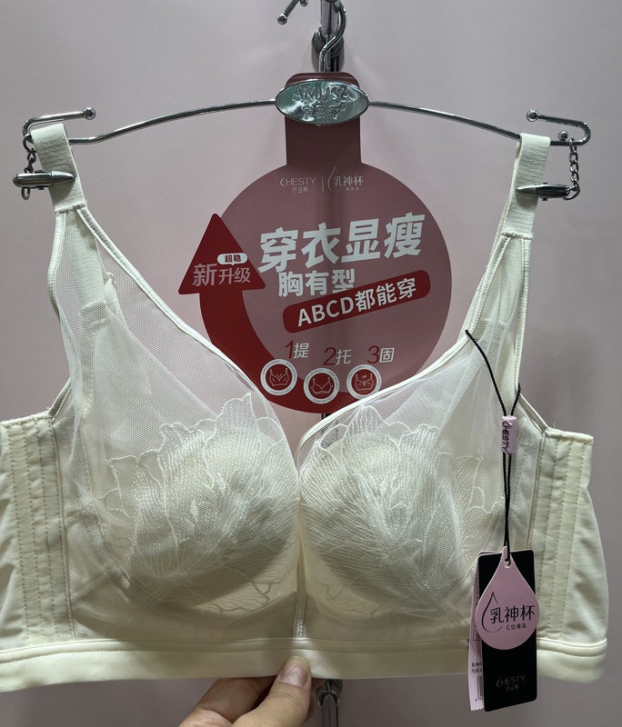 Authentic Xianziti Bra Goddess Cup M3 Women's Underwear Ultra-Thin Plum Blossom Hole Breathable Cup Quick-Dry Sexy Bra