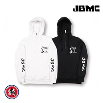 Positive Fire Snow] 1920JBMC Veneer Ski hoodie Grand Gods Fan XUE Black & White Couple with male and female headsets