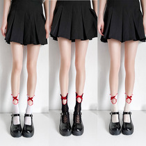 Summer hollow womens socks college style Jk uniform socks love mesh socks bow lace pile socks