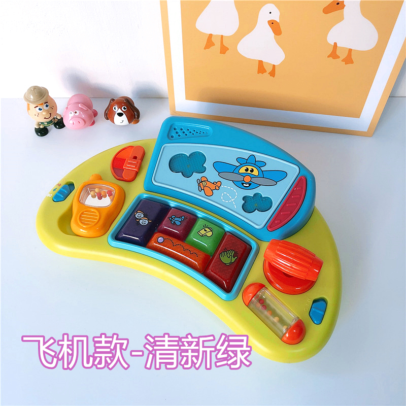 Clear Barn Outlet Infant Mock Simulation Driving Steering Wheel Baby Desktop Music Light Toy 0-1-2-Taobao