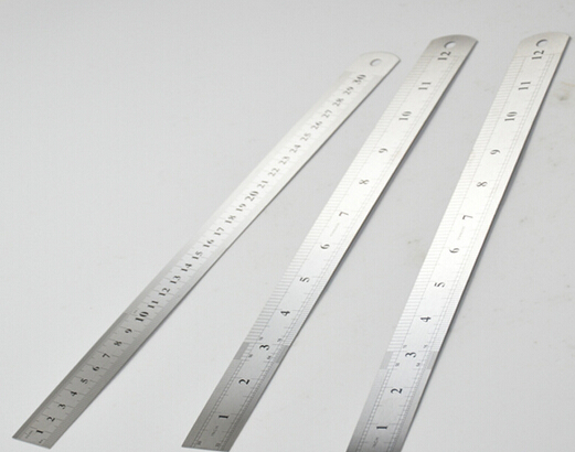 Swordfish steel ruler 15 20 30 40 50 60 100cm steel ruler stainless steel ruler double-sided scale steel ruler