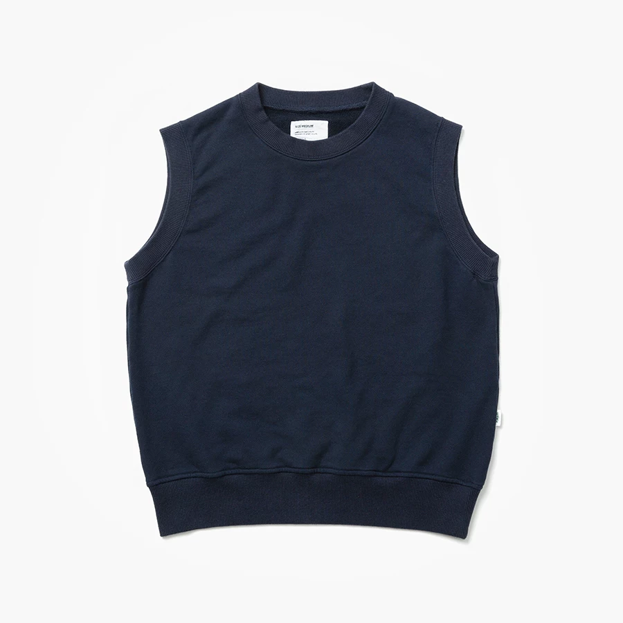 Ntmy. Безрукавная толстовка SweatshiRT Mao Circle Knit Sweatshot Свободный жилет