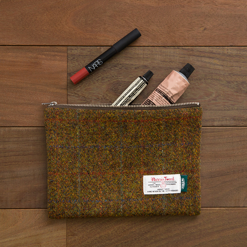 Ntmy Harris Tweed Pouch Harris Tweed Wool Storage Bag