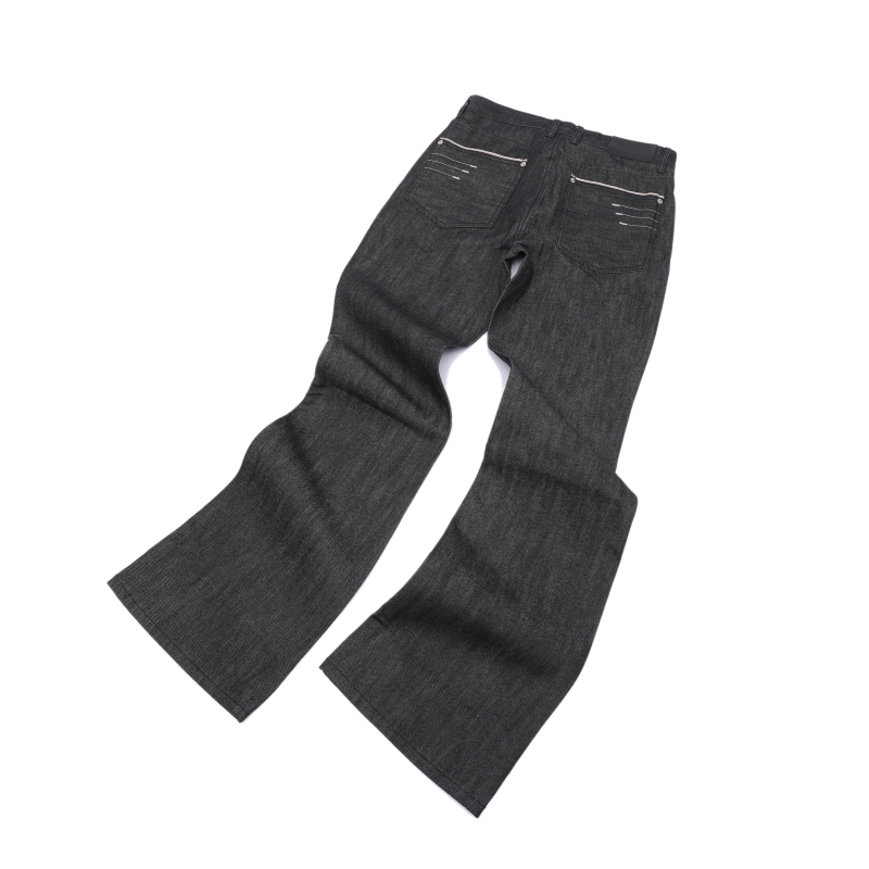 Old Tapes'New York 001' Four-Thread Narrow Red-Edged Raw Denim Jeans Slim Fit Stacked Long Pants Old Tapes'New York 001' Four-Thread Narrow Red-Edged Raw Denim Jeans Slim Fit Stacked Long Pants